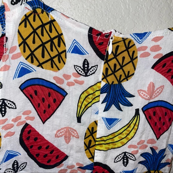 Asos Glamorous Fruit Printed Ruffle Romper - Picture 5 of 9